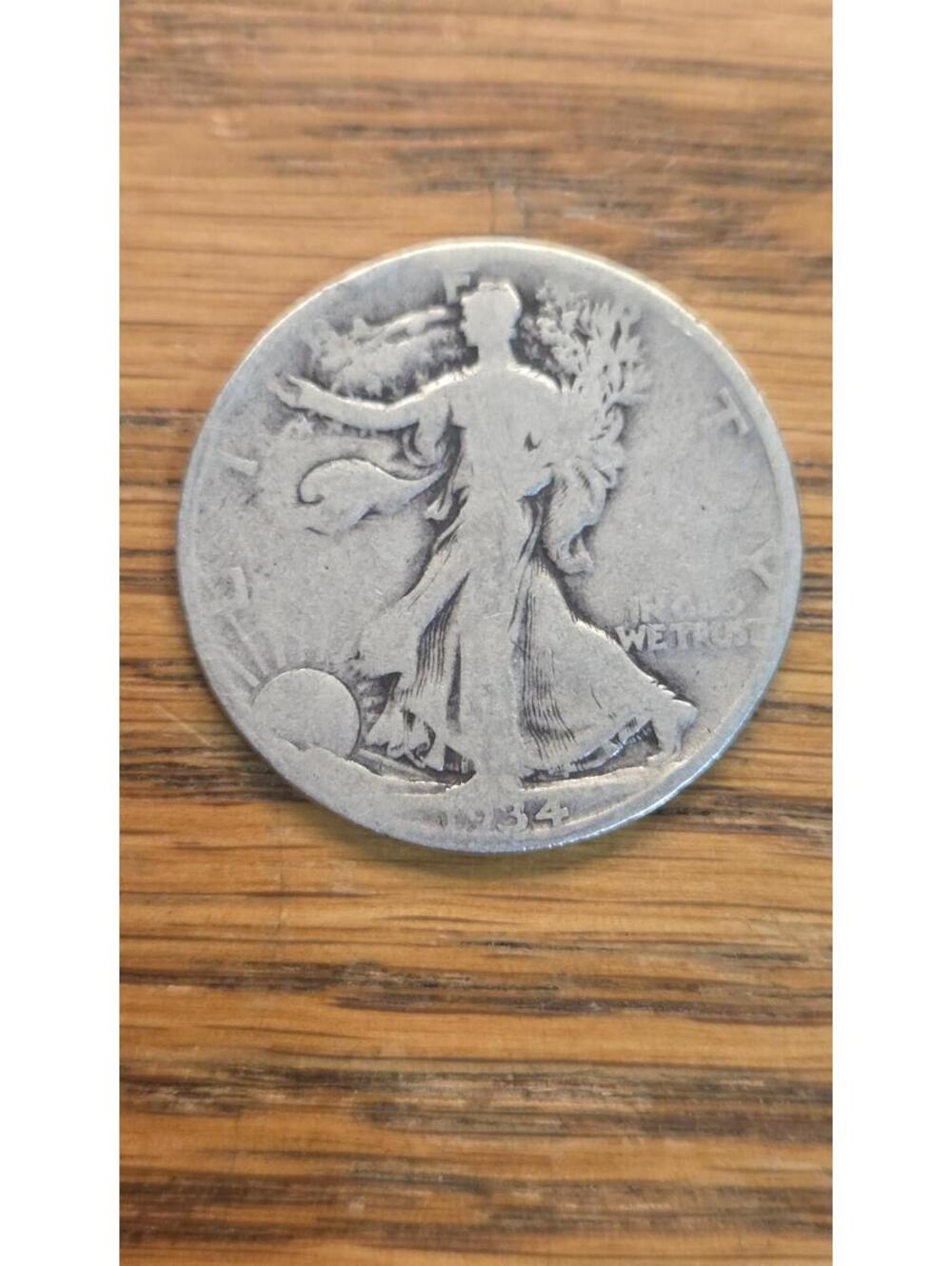1934 Walking Liberty Half Dollar Coin